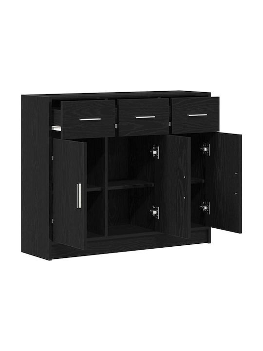 Bufet Din Lemn Stejar Negru 91x28x75cm
