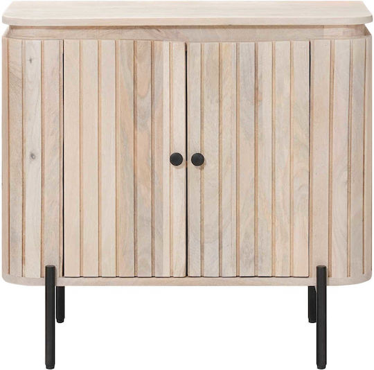 Μπουφές από Μασίφ Ξύλο Μπεζ 70x30x65cm