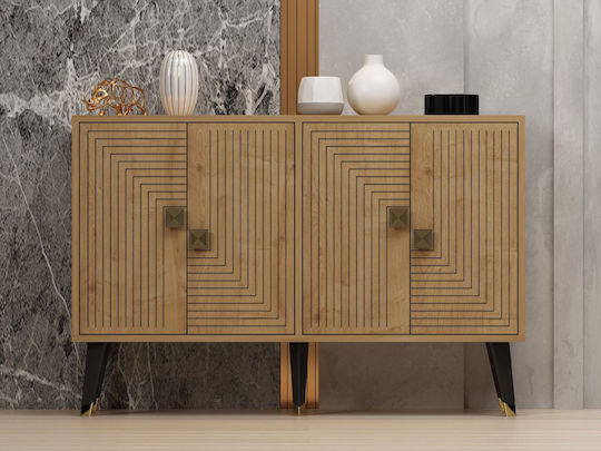 Μπουφές Ξύλινος Ζαφείρι 120x30x80cm