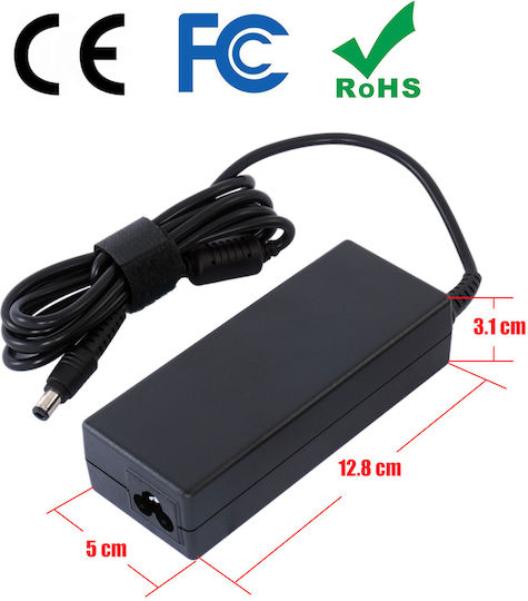 Toshiba Laptop Charger 75W 15V 5A for Toshiba without Power Cable