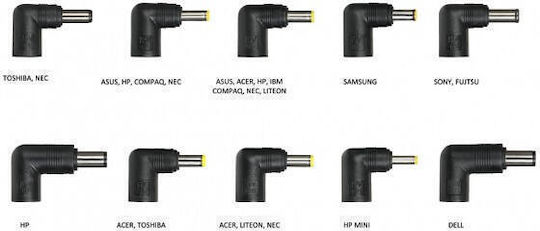 iBox Universal Laptop Charger 90W 20V 4.5A with Detachable Power Cable