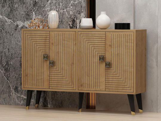Wooden Sideboard Zafeiri 120x30x80cm