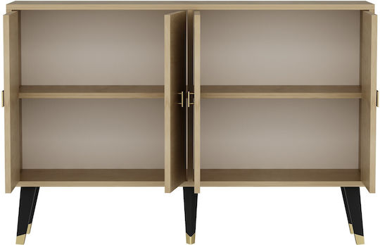 Wooden Sideboard Zafeiri 120x30x80cm