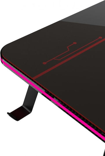 Electric Gaming Office Electric Carbonpro Wooden Carbon-pro with Metal Legs & Adjustable Height 75x45x73cm