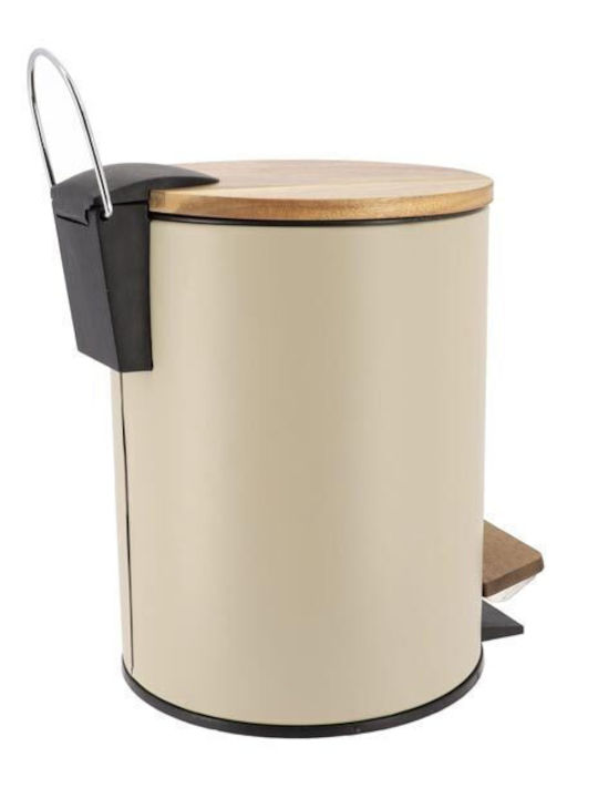 Metallic Bathroom Bin Soft Close 3L