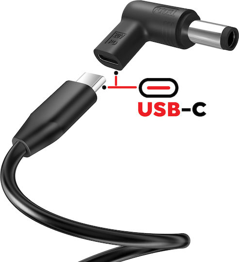 Forcell Universal Φορτιστής Laptop 90W 5V 5A χωρίς Καλώδιο Τροφοδοσίας