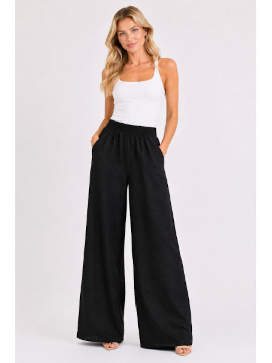 Women's Cotton Pantaloons in Regular Fit Black SS-JS7200-1-26TR-Black