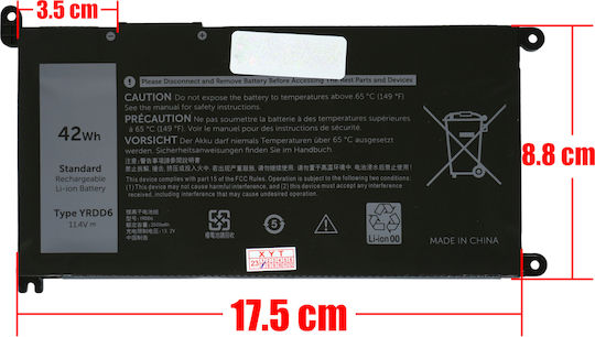 Συμβατή Μπαταρία για Dell Inspiron DELL INSPIRON 3583 με 3500mAh