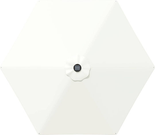 Umbrelă De Aluminiu Bej 3x3xÎnălțime 2.35m