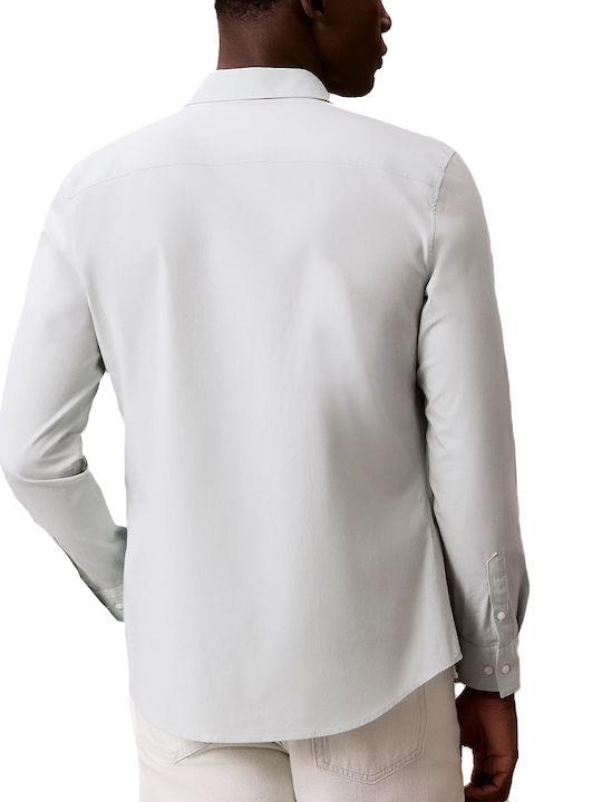 Long Sleeve Shirt in Narrow Fit Green