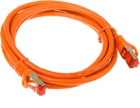 InLine S/FTP Cat.6 (Gigabit) Καλώδιο Δικτύου Ethernet 2m Πορτοκαλί