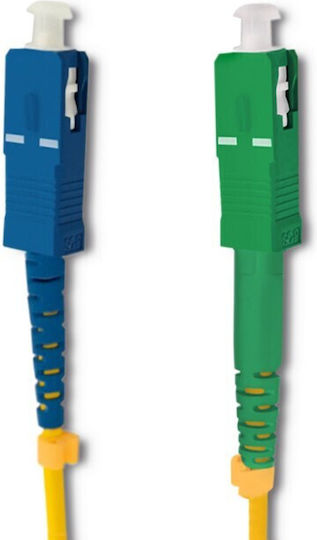 Qoltec Optisches Faser Kabel 0.5m Gelbe