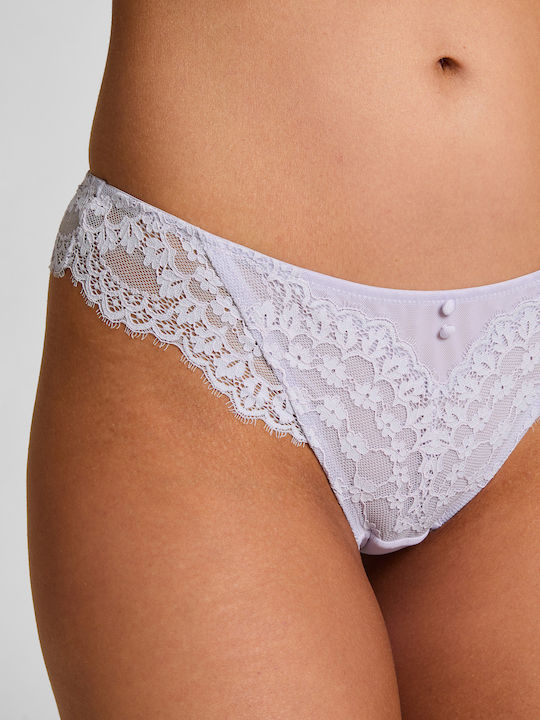 Daisy Damen-Brasilien mit Spitze Lila