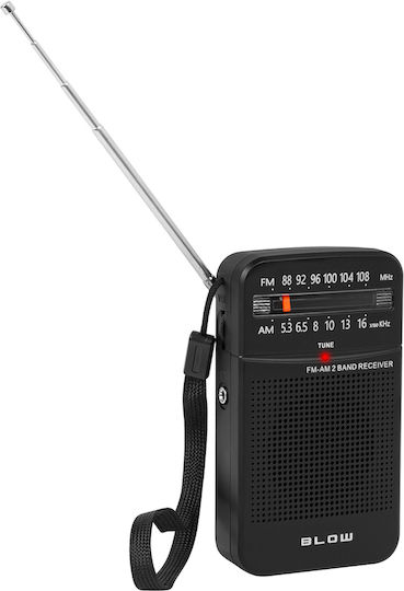AM RA20 Radio Portabil cu Baterie Negru