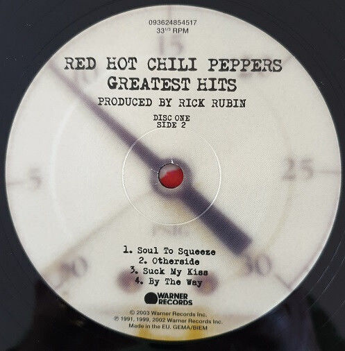 Red Hots Chili Peppers Greatest Hits 2lp Vinyl
