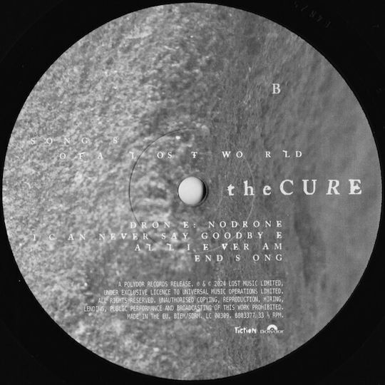 Cure Songs A Lost World Vinyl