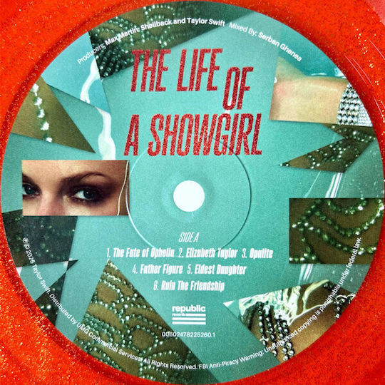 Taylor Swift Life A Showgirl Vinyl