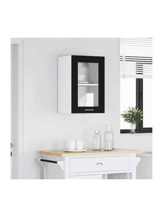 Schwarzer Küchenschrank 40x31x60cm