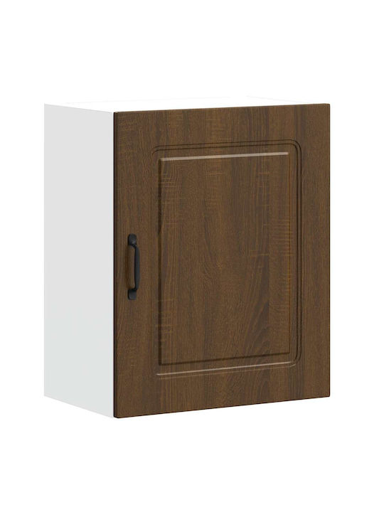 Kalmar Küchenschränke Set Wand- und Standküchenschränke Braun Eiche 50x31x60cm