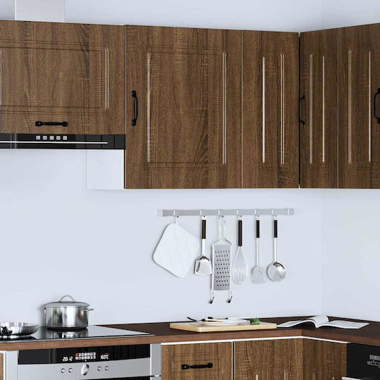 Kalmar Kitchen Cabinet Set Wall And Floor Brown Oak 50x31x60cm