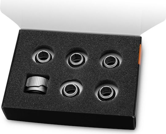Ekwb EK-Quantum Torque 6-Pack HDC 16 Beschläge Silber