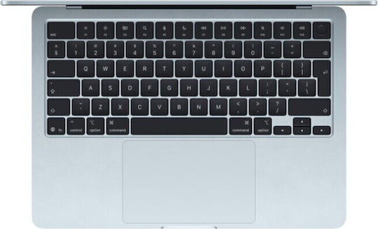 Apple MacBook Air 13.6 Zoll IPS Retina Display Modell M5-10-Core/16GB/512GB SSD/8-Core GPU mit Ladegerät 40W Himmelblau (US Tastatursprache)
