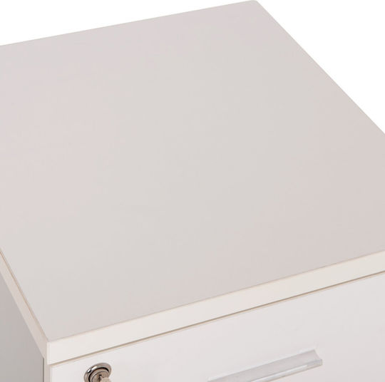 Freebox Office Drawer with Lock White