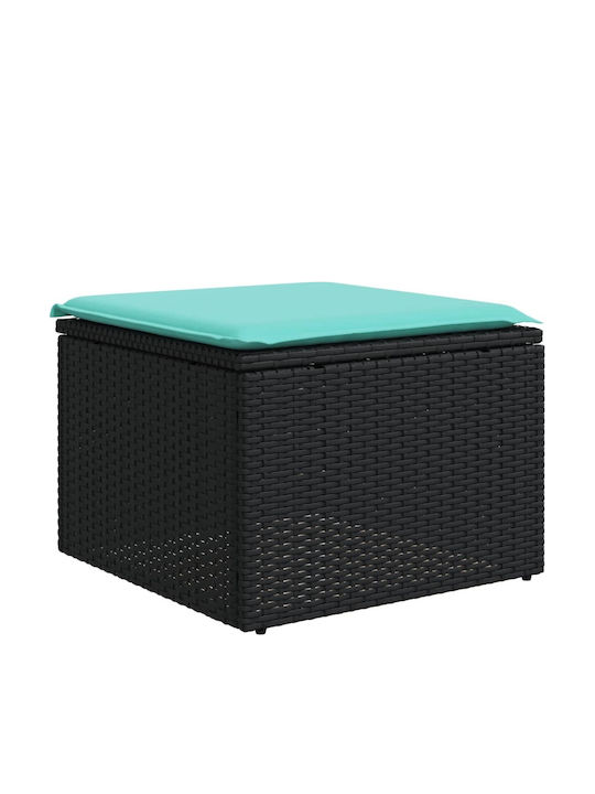 Outdoor Corner Rattan Sofa With Cushions 62x62x69cm