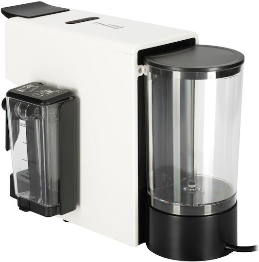 Adler Αυτόματη Μηχανή Espresso 1400W Πίεσης 20bar για Cappuccino Λευκή AD 4391