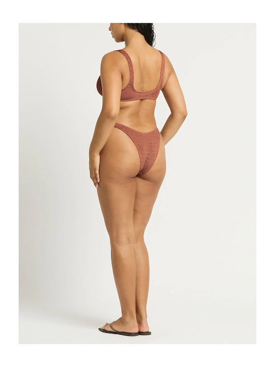 Bikinioberteil Braun