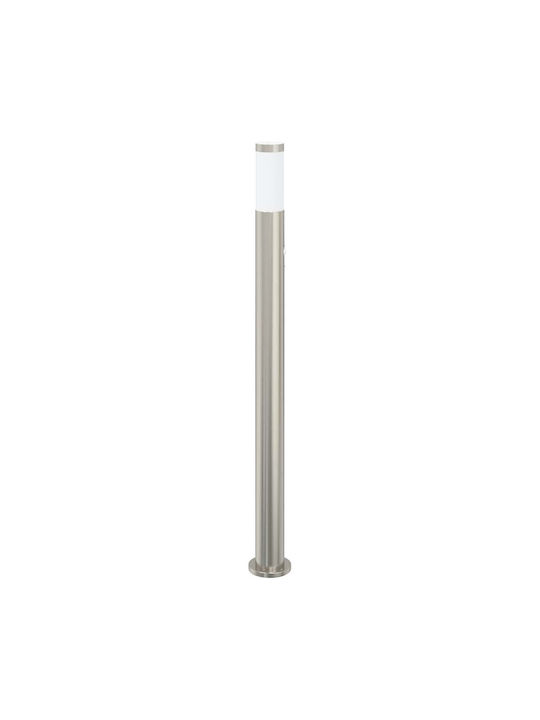 vidaXL Outdoor Small Post Floor Lamp 40W IP44 for E27 Silver