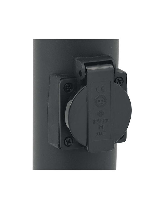 vidaXL Φωτιστικό Κολωνάκι Εξωτερικού Χώρου 40W IP44 για Ντουί E27 Μαύρο