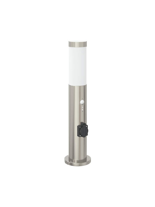 vidaXL Outdoor Small Post Floor Lamp 40W IP44 for E27 Silver
