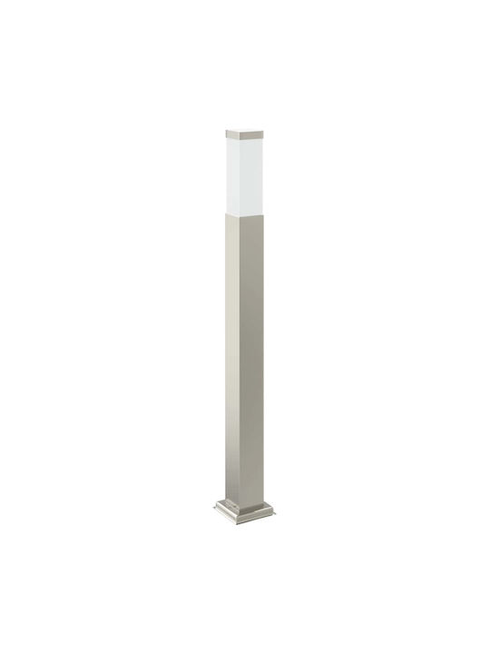 vidaXL Outdoor Small Post Floor Lamp 40W IP44 for E27 Bulb Silver