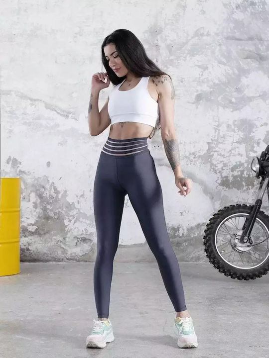 Colanți Dama De Zi Cu Zi Talie Înaltă & Push Up Antracit