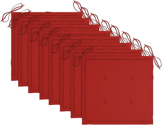 Ess- und Küchenstühle Hölzernes Rot 8Stücke 60x56x85cm