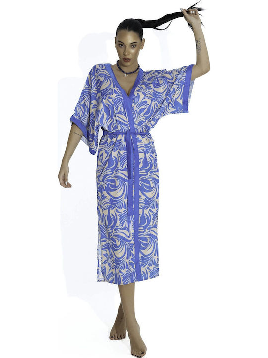 Blu4u Women's Maxi Beach Dress Blue