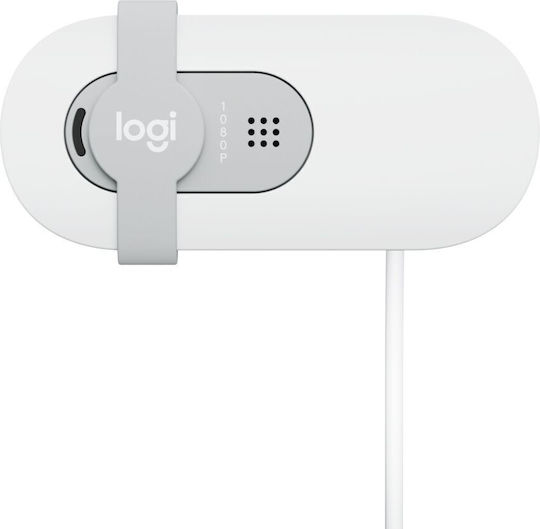 Logitech Brio 100 Web Camera Full HD 1080p Λευκή 960-001617