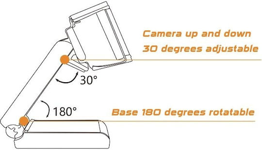 Conceptronic AMDIS06B Web Camera Full HD 1080p AMDIS06B