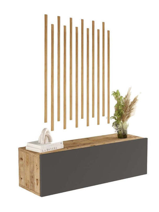 Wooden Gray Console L100xW29.6xH29.6cm