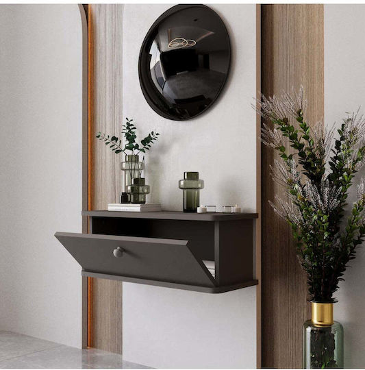 Wooden Gray Console L69xW26xH26cm