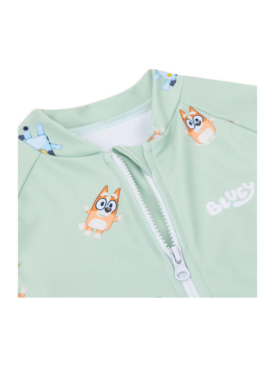 Swim Essentials Kids One-Piece Swimwear With Long Sleeve Bluey