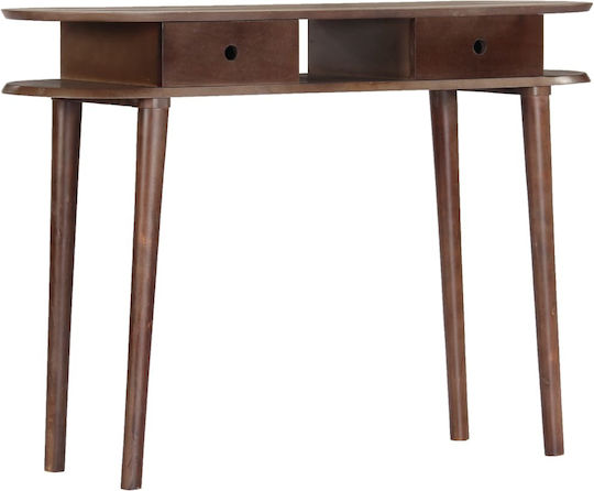 Console Table Solid Acacia Wood L110xW35xH76cm
