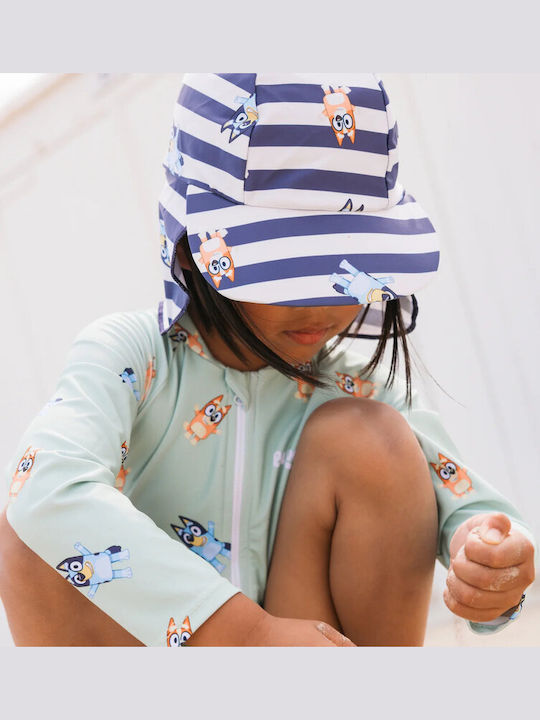 Swim Essentials Kids One-Piece Swimwear With Long Sleeve Bluey