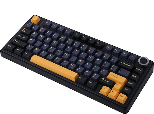 Aula F75 Ασύρματο Gaming Πληκτρολόγιο 75% με RGB φωτισμό (Αγγλικό US)