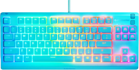 SteelSeries APEX 3 TKL Gaming Keyboard with RGB Lighting (English US) Aqua