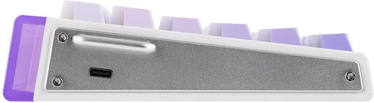 Aula HERO84 HE Gaming Mechanical Keyboard 75% with RGB Lighting (English US) White