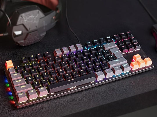 Tracer GameZone Blade 87 Gaming Μηχανικό Πληκτρολόγιο Tenkeyless με Outemu Red διακόπτες και RGB φωτισμό (Αγγλικό US)