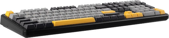 Aula F108 Ασύρματο Gaming Μηχανικό Πληκτρολόγιο με Custom διακόπτες και RGB φωτισμό (Αγγλικό US)