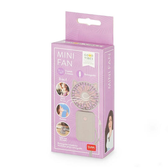 Legami Milano Handheld USB Folding Fan FAN0005